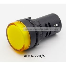 หลอดไฟแสดงสถานะ INDICATOR LAMP DN22 AD16-22D 12V สีเหลือง